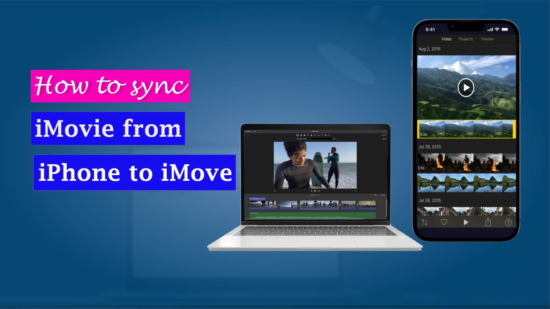 How to Sync iMovie from iPhone to Mac