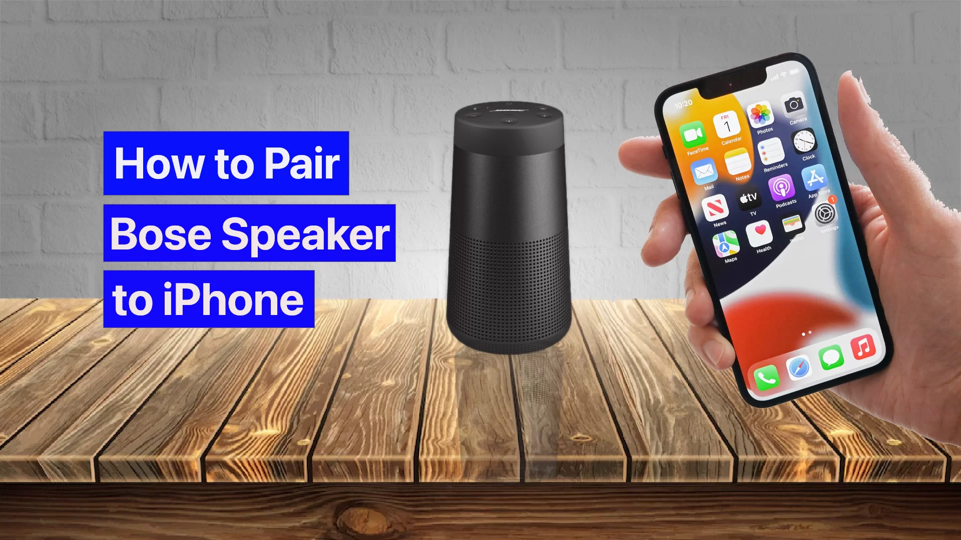 How to Pair Bose Speaker to iPhone